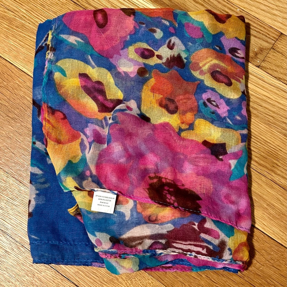 Floral pattern JCrew scarf